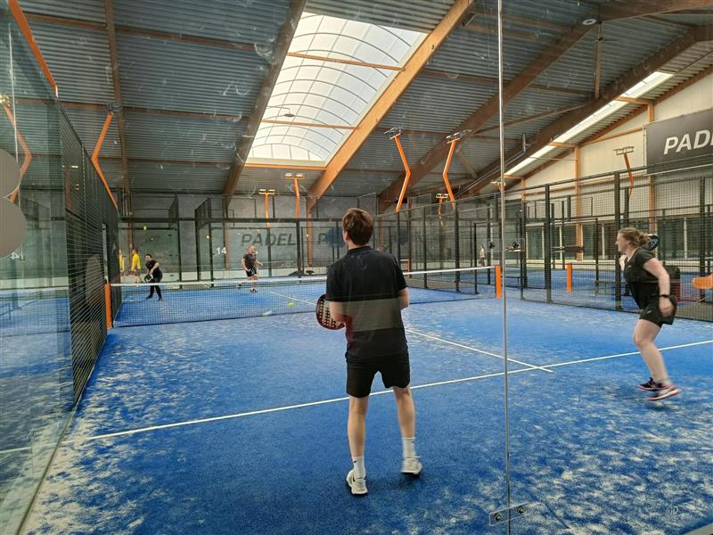 Corporate padel team building event
