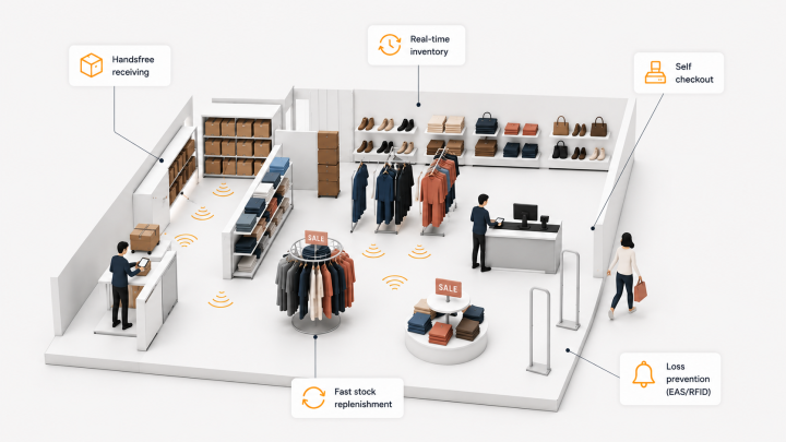 Real time inventory and locating