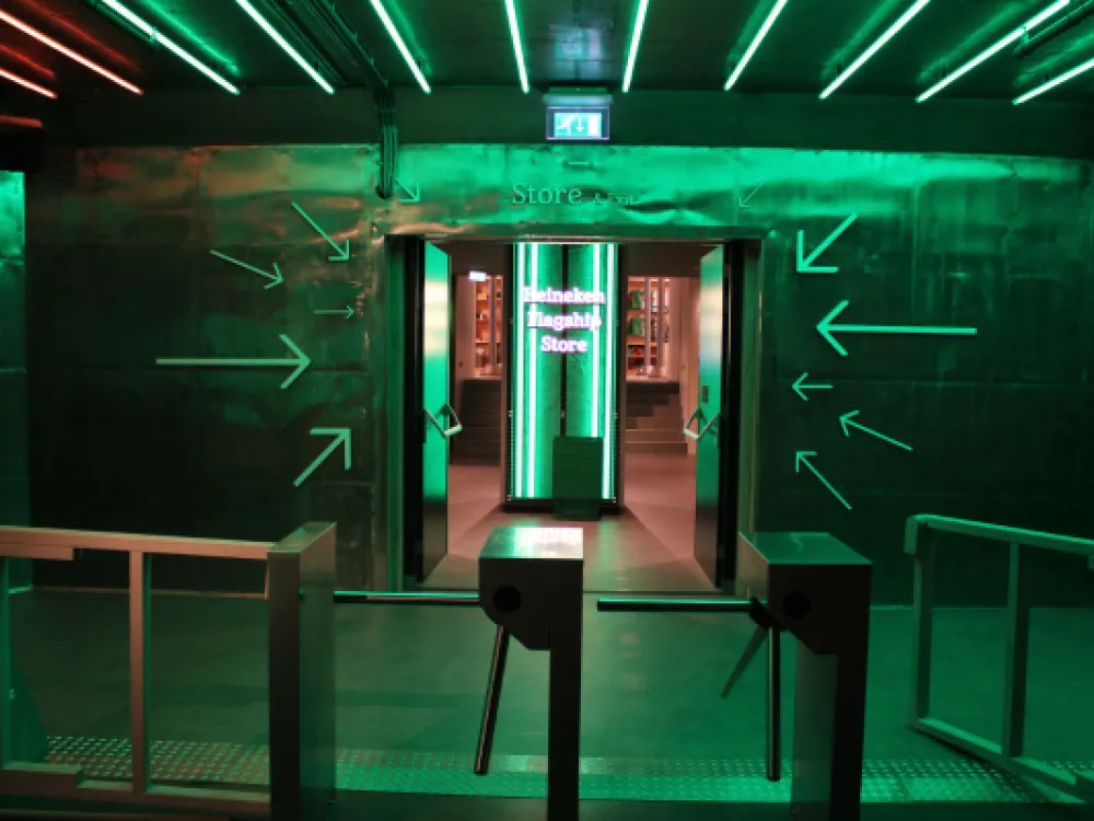 heineken experience flagship store RFID Access
