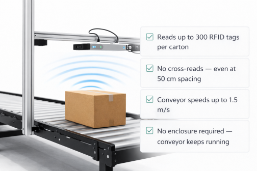 AI RFID Tunnel for warehouse automation