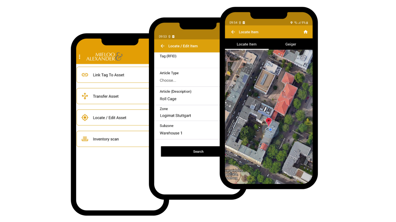 RFID Asset Tracking Mobile App