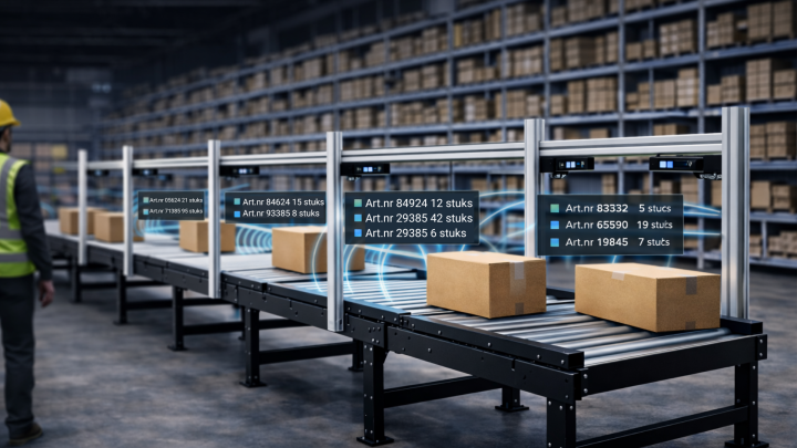AI RFID Tunnel for Automated Warehouse Scanning