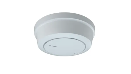 Zebra overhead RFID reader for real-time inventory tracking and automated stock management in fashion retail environments.